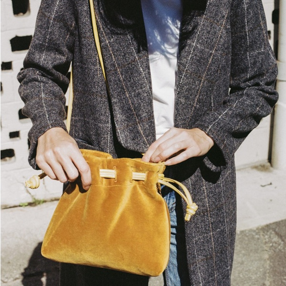 Clare V. Goldenrod (Mustard) Petit Henri Crossbody